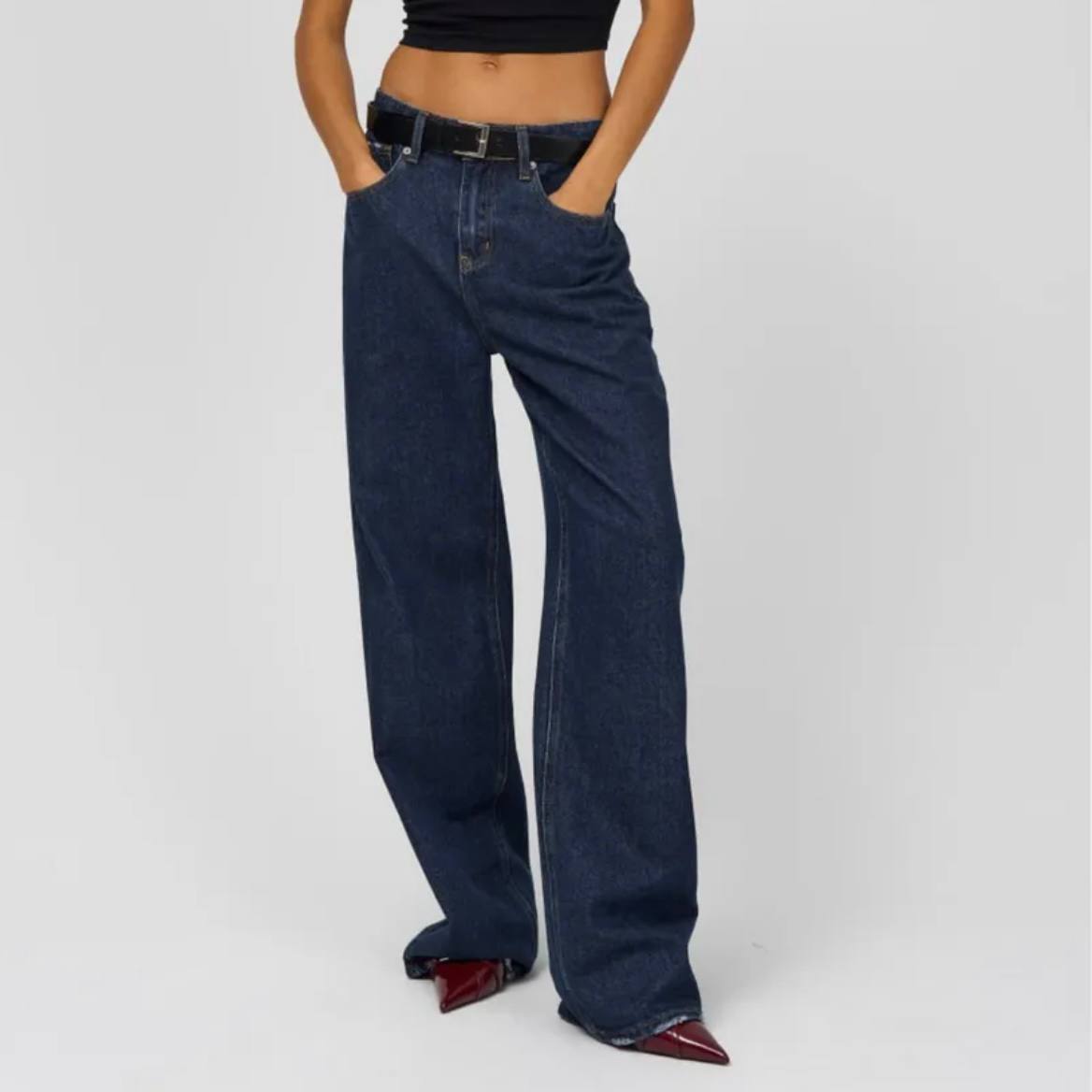 Straight Jeans “Classic Blue”